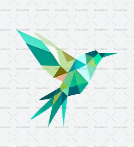 Geometrischer Kolibri